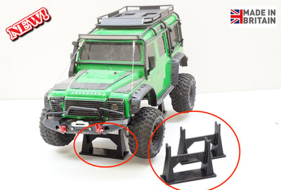 Vorder- & Hinterachse Stützblock Wagenheber Ständer für Traxxas TRX4 Defender D110