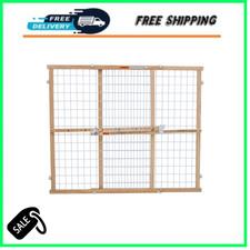 Parent's Choice Wooden Metal Tall and Wide Baby Safety Gate