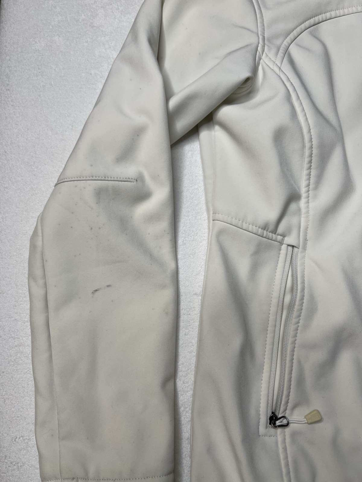 Northface Soft shell Jacket White color Size smal… - image 2