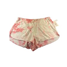 Secret Treasures Sleep Shorts Womens M 8-10 Pink Tie Dye Pajama Lounge