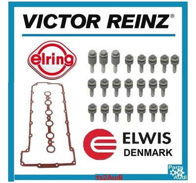 OEM Valve Cover Gasket Set With Bolts Bolt Kit Fits BMW 4 5 Series