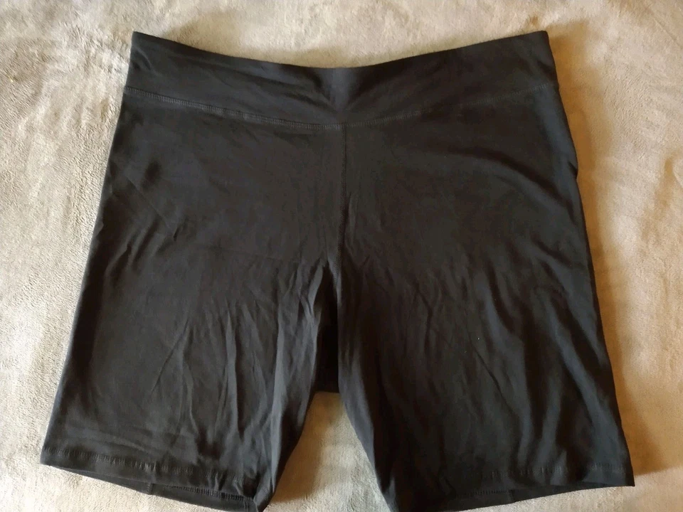 Lot Of 5 Athletic Works Shorts Women's Blue Compression Yoga Shorts Fitness - Image 2 of 4