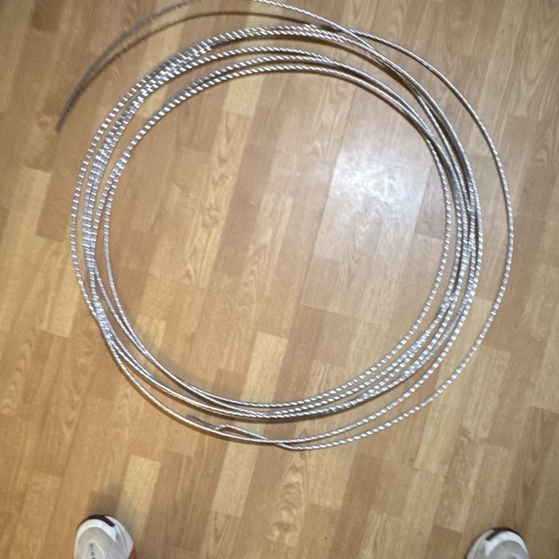 Coiled Steel Wire Rope / Cable, Silver Steel Wire Rope Cable