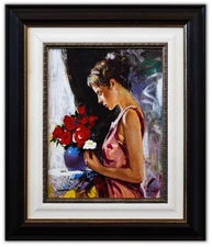 Igor Semeko- Hand Embellished Giclee on Canvas "Blessings"