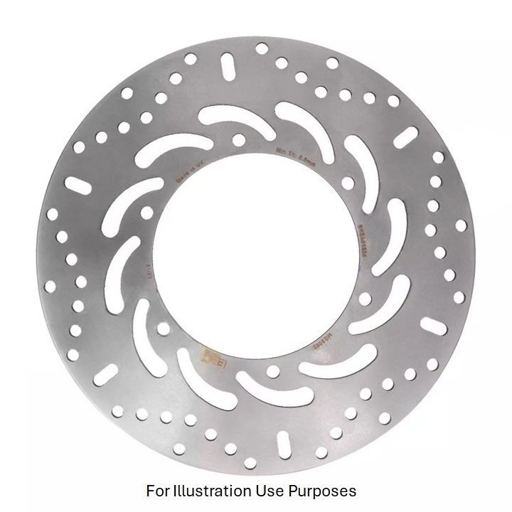 EBC HPSR Solid Rear Brake Disc (6) Rear Left for Yamaha FJR 1300 A ABS 2003-2005