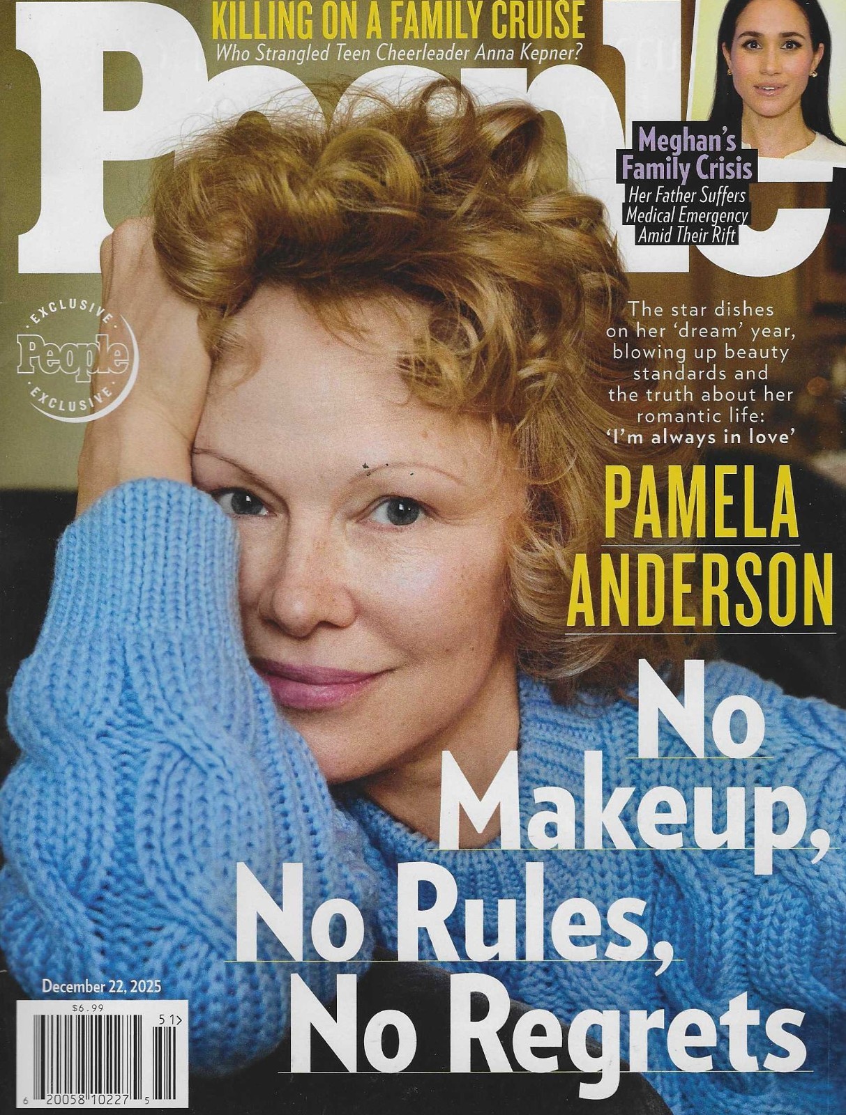 People Magazine December 22nd 2025 Pamela Anderson