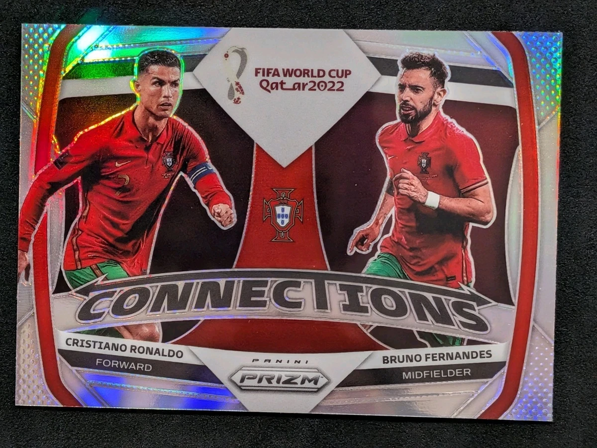 2022 Panini Prizm World Cup Qatar Bruno Fernandes Cristiano