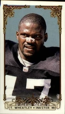 2001 Private Stock PS-2001Small Card Numbers #74 Tyrone Wheatley - FB