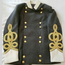 Civil war confederate General Double Breasted Shell Jacket confederate cavalry