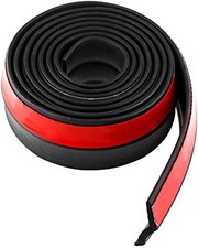 Universal 2.5M Car Front Bumper Lip Splitter Spoiler Rubber Skirt Protector