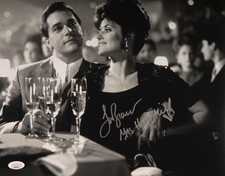 Lorraine Bracco Signed 11x14 Goodfellas Karen Hill "Mrs. Henry Hill" b&w JSA