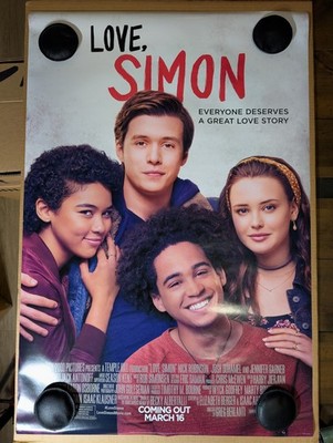 Love Simon movie poster 27x40 d/s original