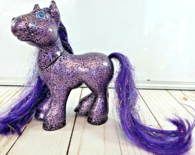 VINTAGE CABBAGE PATCH KIDS MAGIC MEADOWS PONY GLITZ N GLAMOUR SPRINGTIME PURPLE 