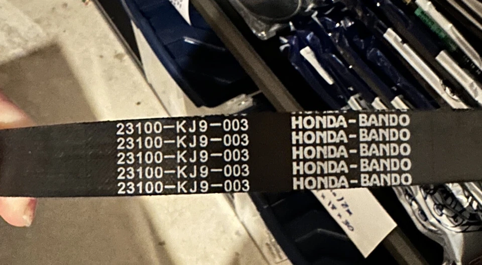 1984 Honda Aero 125 NH125 and ALL Elite 125 CH125 BELT  23100-KJ9-003 794x18x30 - Image 2 of 2