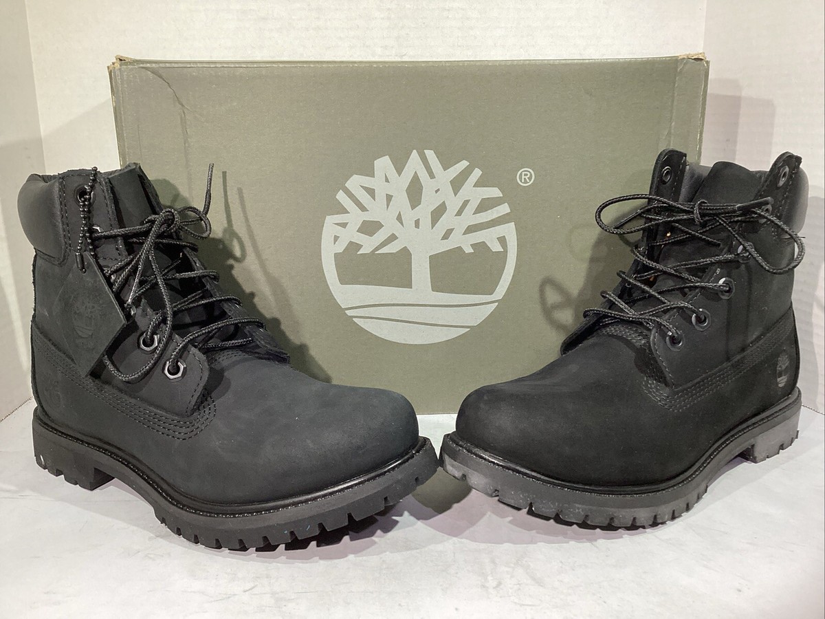 Timberland Womens Size 7 EU 38 Black Premium 6