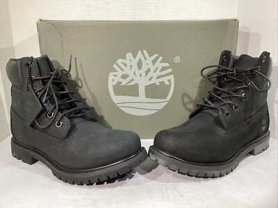 Timberland Womens Size 7 EU 38 Black Premium 6" Inch Waterproof Boots  AJ-421 | eBay