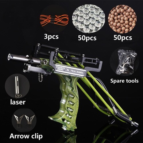 Laser Slingshot G5 Hunting Accessories Fishing Slingshot Shooting Catapult Bow - Picture 15 of 24