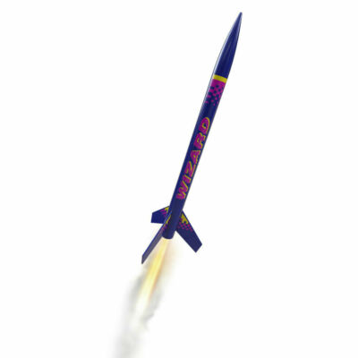 ESTES WIZARD Flying Model Rocket Kit 1292 Single Bulk Pack Kit New Sealed Blue