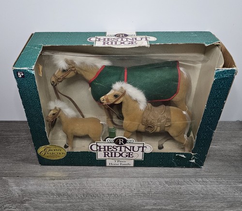 1996 Chestnut Ridge 3 Piece Horse Family Damaged Box - Picture 2 of 9