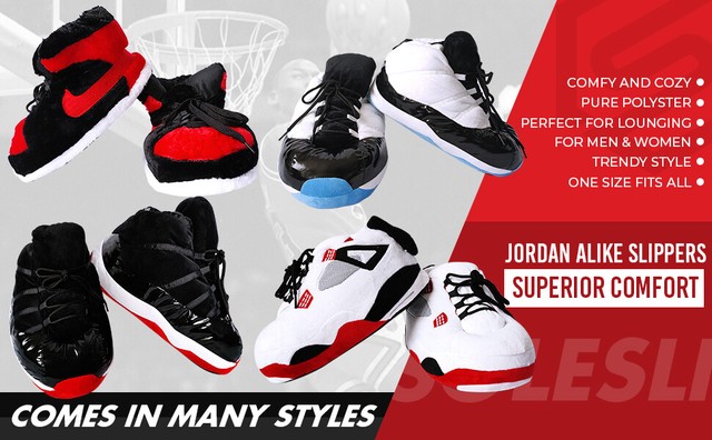 jumpman slippers