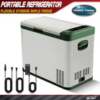 Car Fridge 34.9L Freezer Cooler for 37QT Portable Car Refrigerator 12/24V DC 60W