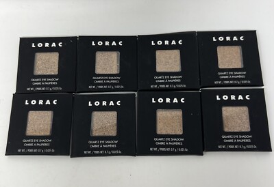 8X LORAC PRO QUARTZ Single Eyeshadow Refill NEW 0.7g NIP  B68