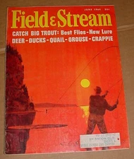 6/1964 Field & Stream Magazine   Garcia Mitchell Fold Out