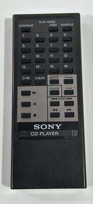 Vintage SONY RM-D170 CD Player Remote control Fernbedienung Retro Steuerung A 55