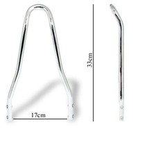 ARCHETTO SISSYBAR UNIVERSALE MOTO CUSTOM HARLEY DAVIDSON BOBBER CHOPPER SOFTAIL