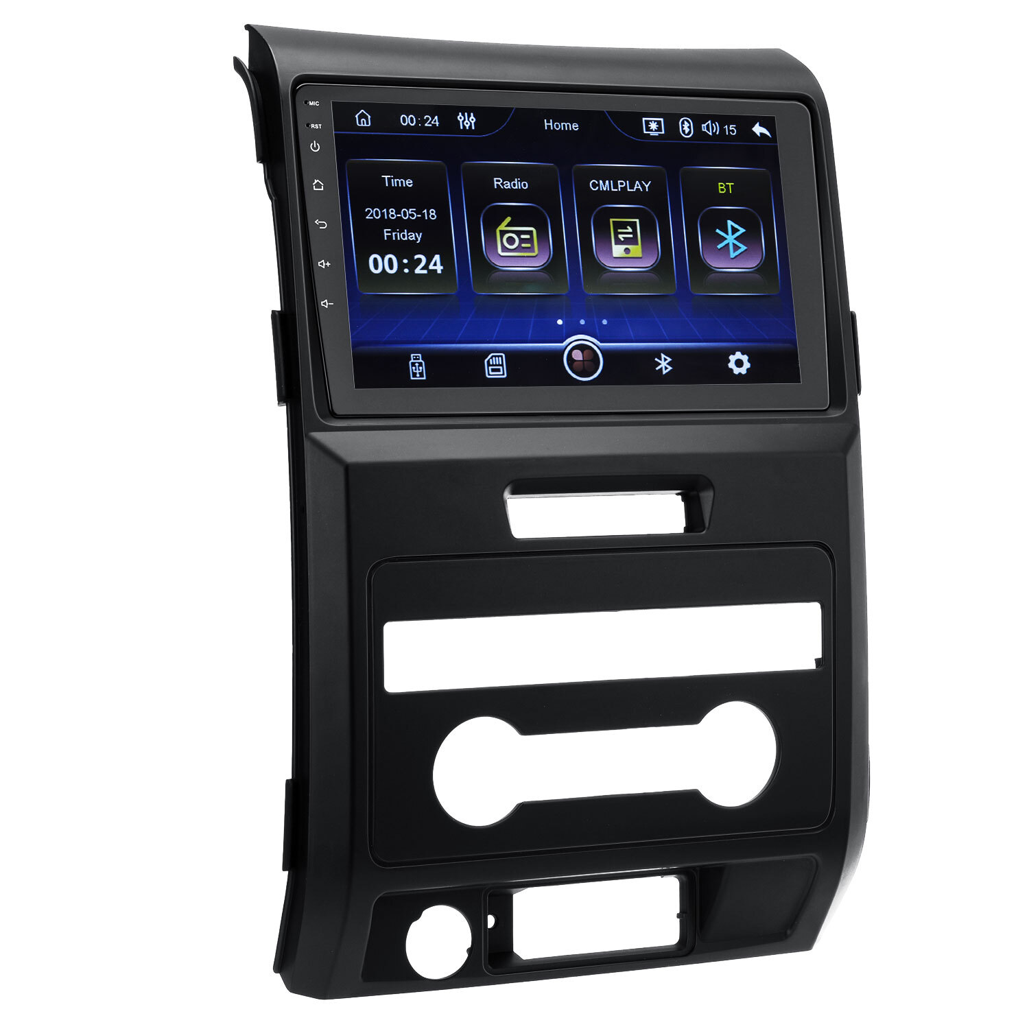 For Ford F150 2009-2012 Apple Carplay Android 13 Car Stereo Radio WiFi GPS /Kit