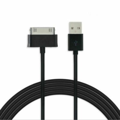 Black USB Data Charger Cable for Samsung Galaxy Tab 7.0 7'' SGH-i987 SCH-i800 PSU