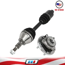 For 2012-15 2016 2017 2018 Ram 1500 4WD Front CV Axle Shaft & Wheel Bearing Hub