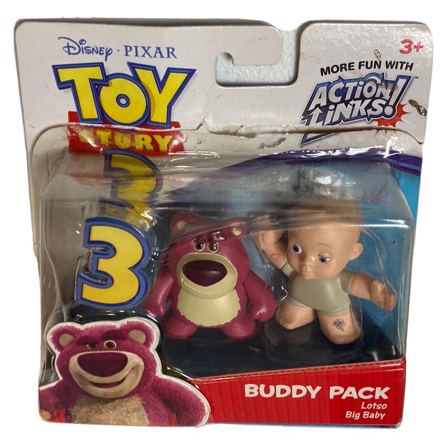 Toy Story 3 Buddy Pack Lotso & Big Baby Action Links Figure Set for sale online