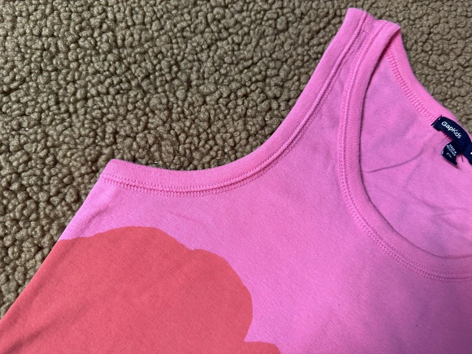 Top Gap Kids FLORES POLINESIAS Gráficos Tnk Talla XL 12 100 % Algodón (Coral) Foto 4 de 4