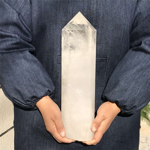 67G Natural Citrine Quartz Crystal Stone Point Tower Obelisk Wand - Foto 8