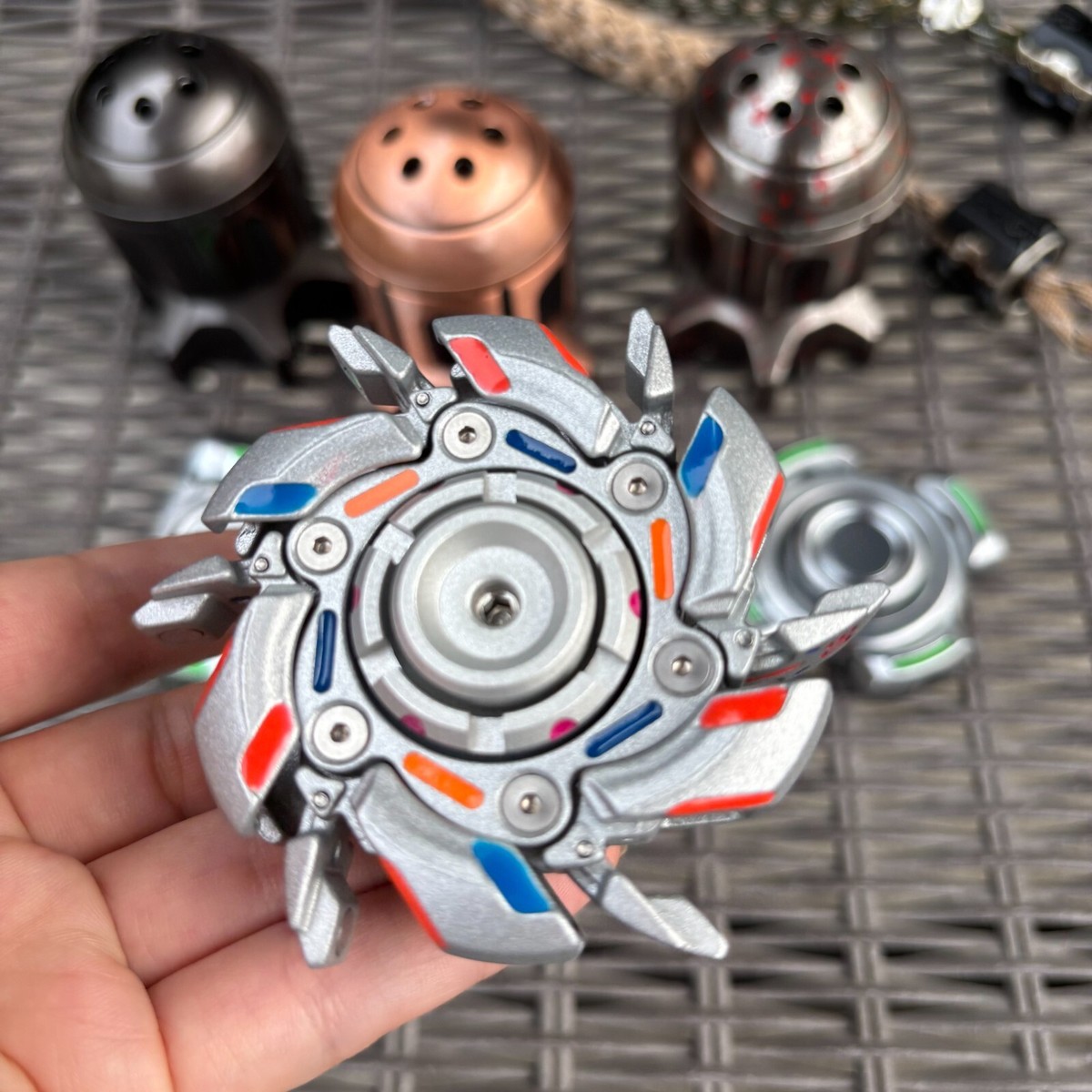 EDC Fidget Grumpy 08 Fidget Spinner Pillbug Metal EDC Beetle