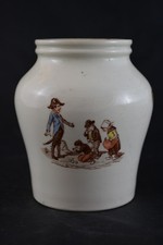 ANCIEN POT A CONFITURE LUNEVILLE OU SARREGUEMINES NO MOUTARDIER