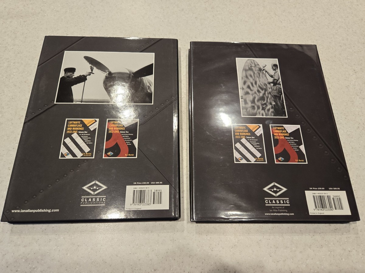 Luftwaffe Camouflage Markings 1933 1945 Vol 1 & 2 Plus Monogram