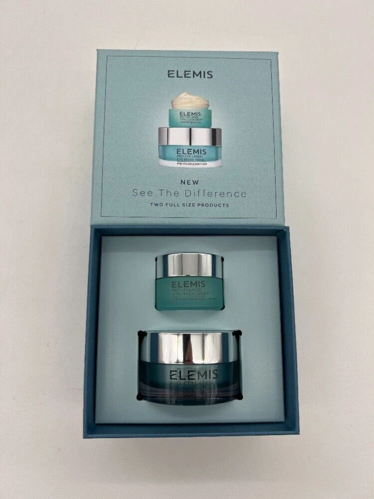 Elemis Pro Collagen See The Difference Duo Vitality Eye Cream Eye Revive Mask
