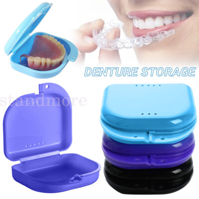 Retainer Case ~ Deep Gumshield Box, Prothesen Mundschutz Klammer Dental Aufbewahrungskoffer