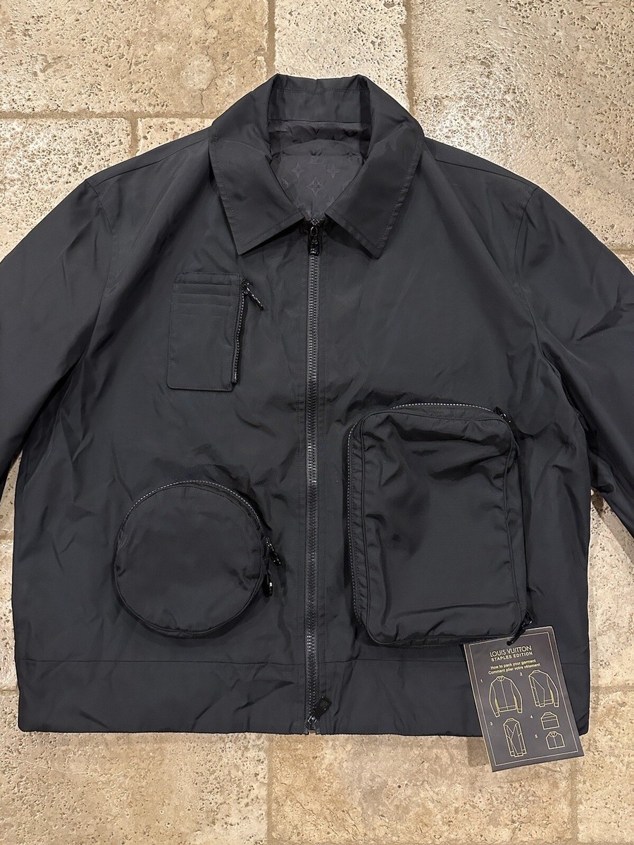 Louis Vuitton x Virgil LVSE Nylon Utility Black Jacket 2020 Louis Vuitton x Virgil LVSE Nylon Utility Black Jacket 2020