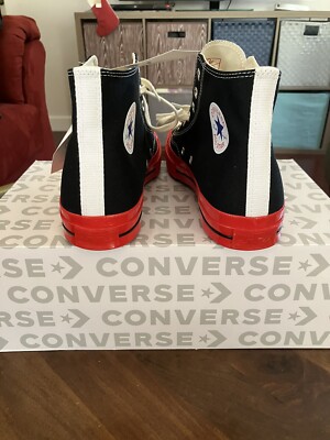 NEW CONVERSE x COMME DES GARCONS PLAY CHUCK 70 HI US MEN'S 11