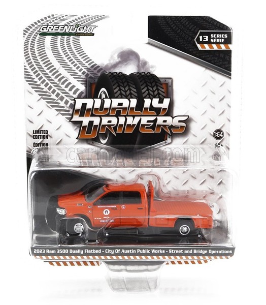 Greenlight 1/64 Furgone Dodge Ram 3500 Pick Up Austin Public Works 2023 1:64-image