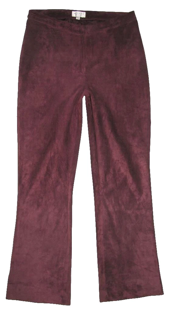 Pantalon En Daim Camel Élégance - Taille Petit 36 - Occasion Très Bon état