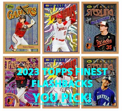 2023 Topps FINEST FLASHBACKS #1-200 Your Choice $2 or 2 Card Minimum YOU PICK!