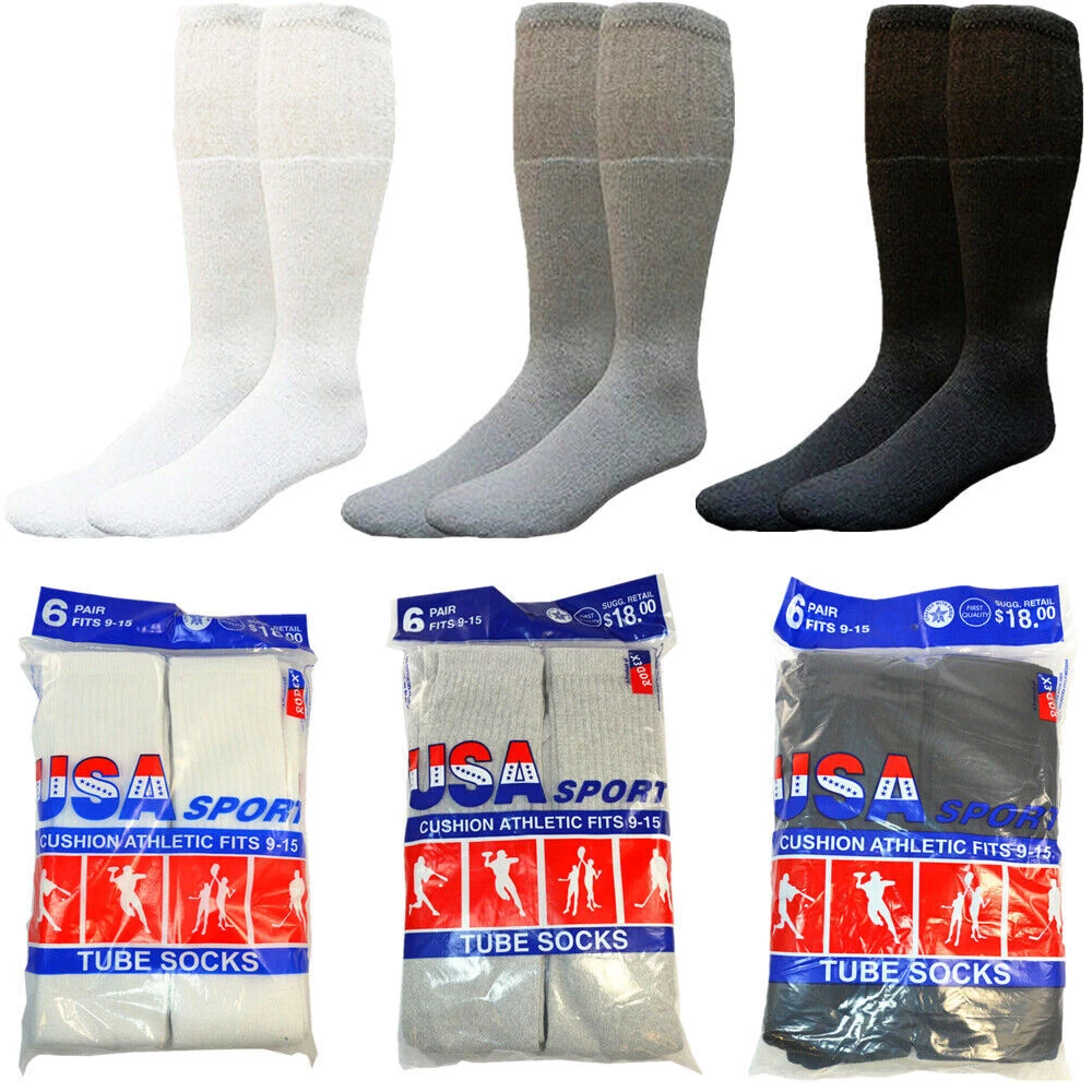 Wholesale Bulk Lot Men Tube Socks Over the Calf Big & Tall Size 9-15 10-15 13-16
Opens in a new wind