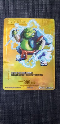 2021 OTHERVERSE OTHERWORLD NIN-KEN FROG GOLD HOLO 1ST ED SAMPLE NM