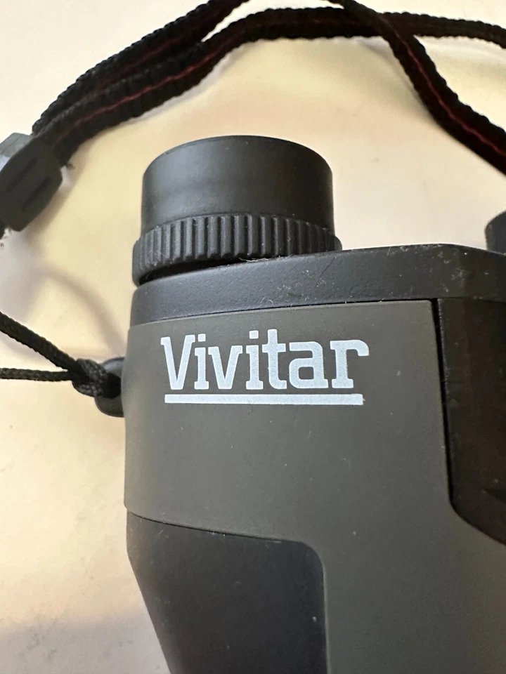 VINTAGE VIVITAR CLASSIC BINOCULAR 8X22 PV SERIES w/CASE - Image 4 of 4