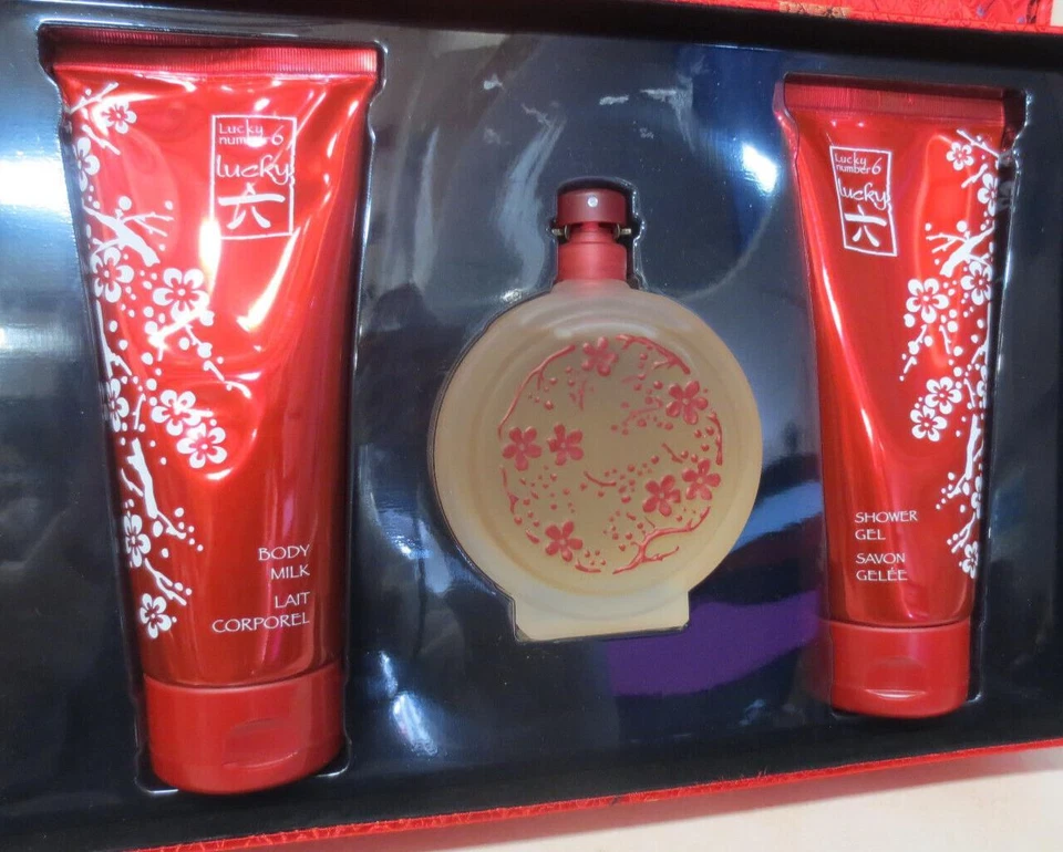 LUCKY BRAND LUCKY NUMBER 6 EAU DE PARFUM SPRAY, LECHE CORPORAL, GEL DE DUCHA Foto 2 de 4