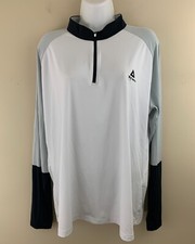 FOOTJOY Women's 1/4 Zip Micro Stripe Golf Pullover UV Protection Big Canoe Sz XL